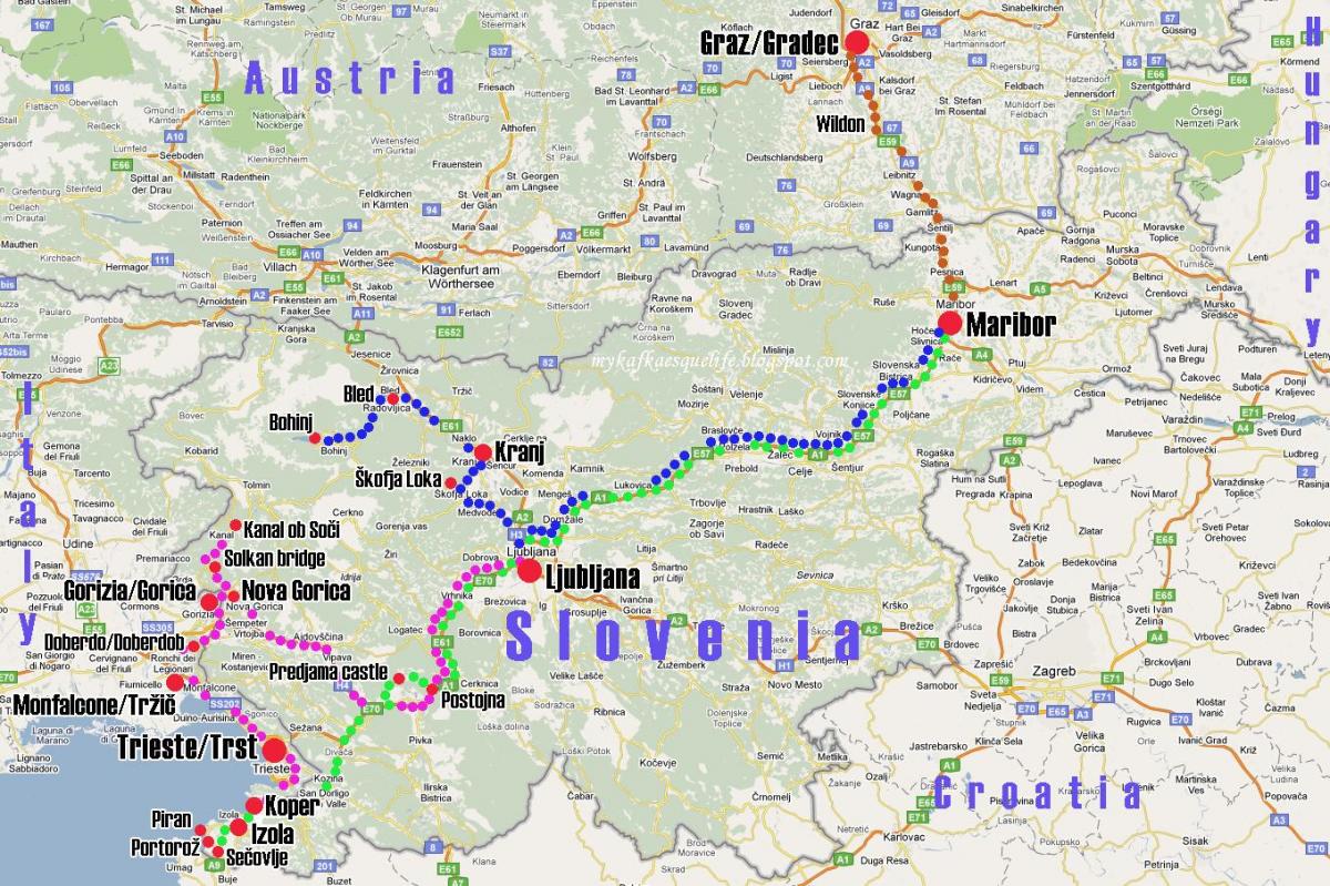 capodistria porta Slovenia mappa