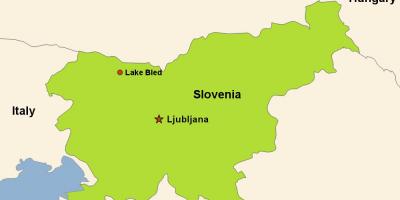 Mappa di lubiana, Slovenia
