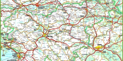 Mappa di mappa Slovenia