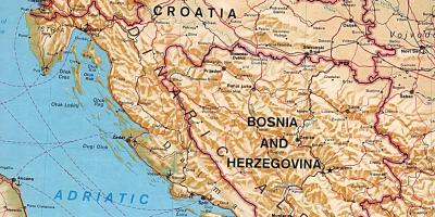 La mappa mostra la Slovenia